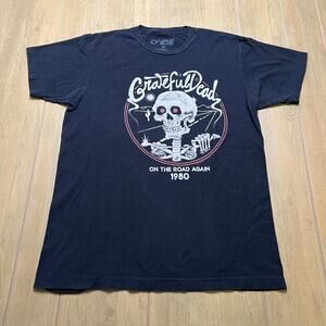 Vintage 2016 Grateful Dead On The Road Again T-Shirt Men's Medium Y2K